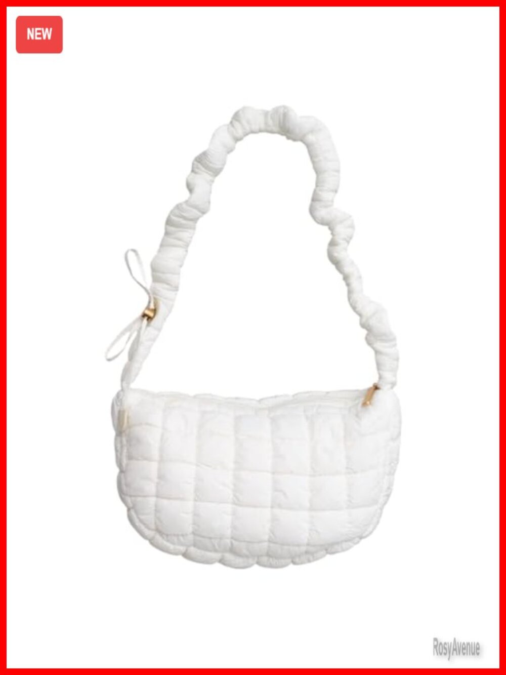 Nylon Quilted Puffer Tote Bag Crossbody Hobo Handbag Lightweight